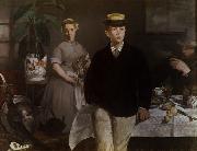 Luncheon in the Studio (mk09) Edouard Manet